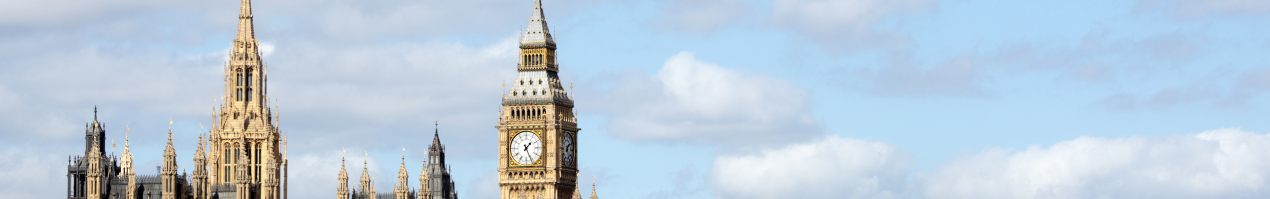 Houses Parliament With Westminster Bridge