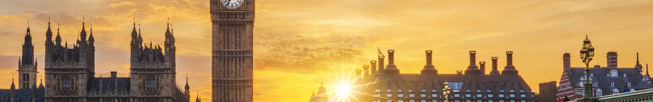 Big Ben Westminster Bridge Sunset London Uk